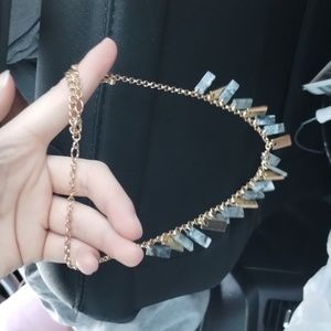 Golden Marble Necklace